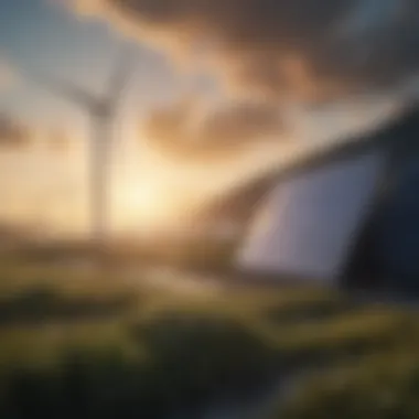 Renewable Energy Sources for a Sustainable Future Visual representation of renewable energy sources