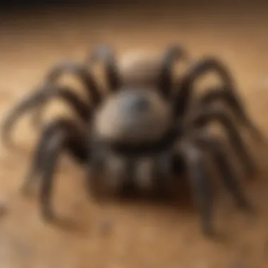 Biological Classification of Tarantulas Detailed diagram illustrating the biological classification of tarantulas