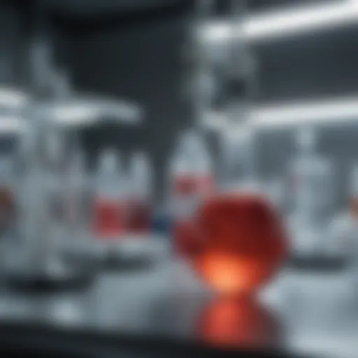 A close-up of a laboratory setting with advanced medical equipment.