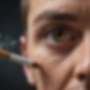 Tobacco substances involved in eye conditions