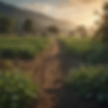 Sustainable Agriculture and Biodiversity An ecosystem thriving due to innovative agricultural practices and biodiversity