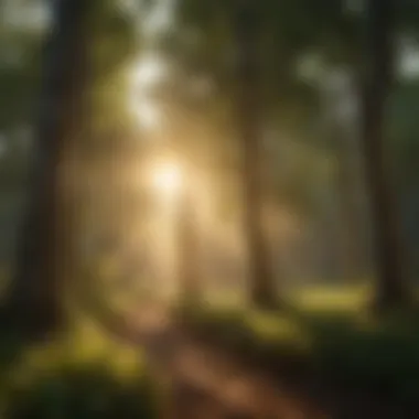 The Vital Role of Sunlight in Vitamin D Production Sunlight filtering through trees highlighting the importance of exposure