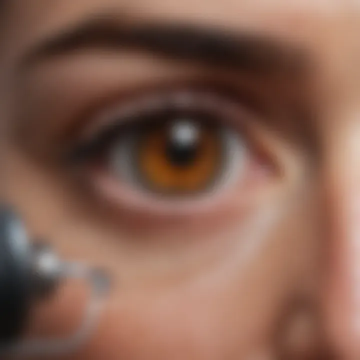 Infographic showing hypertension effects on the eyes