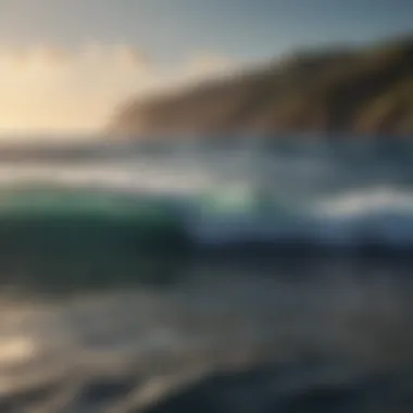 A breathtaking view of the Pacific Ocean showcasing its vastness and beauty.
