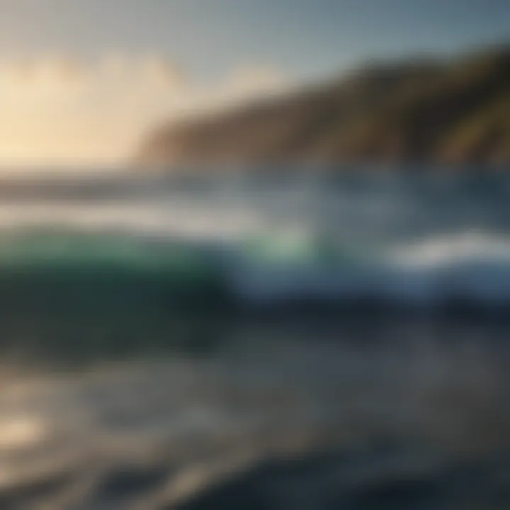 A breathtaking view of the Pacific Ocean showcasing its vastness and beauty.