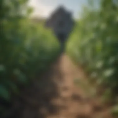 Thriving Crops Benefiting from Lime Treatment Crops thriving due to lime treatment