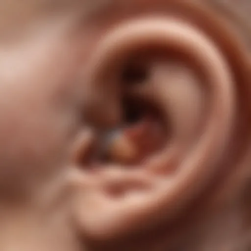 Illustration depicting the inner ear anatomy related to vestibular function