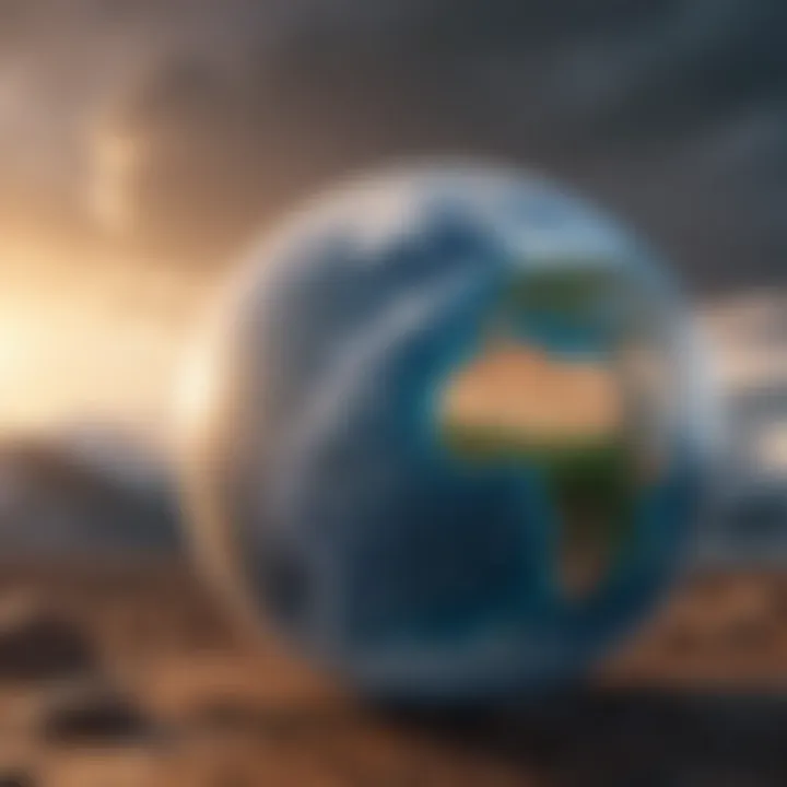 Infographic on climate models and predictions