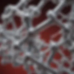 Chemical structure of titanium dioxide