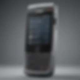 A close-up of the Togo phone showcasing its sleek design and innovative features