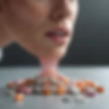 A visual representation of pharmacological treatments designed for managing psoriasiform dermatitis.