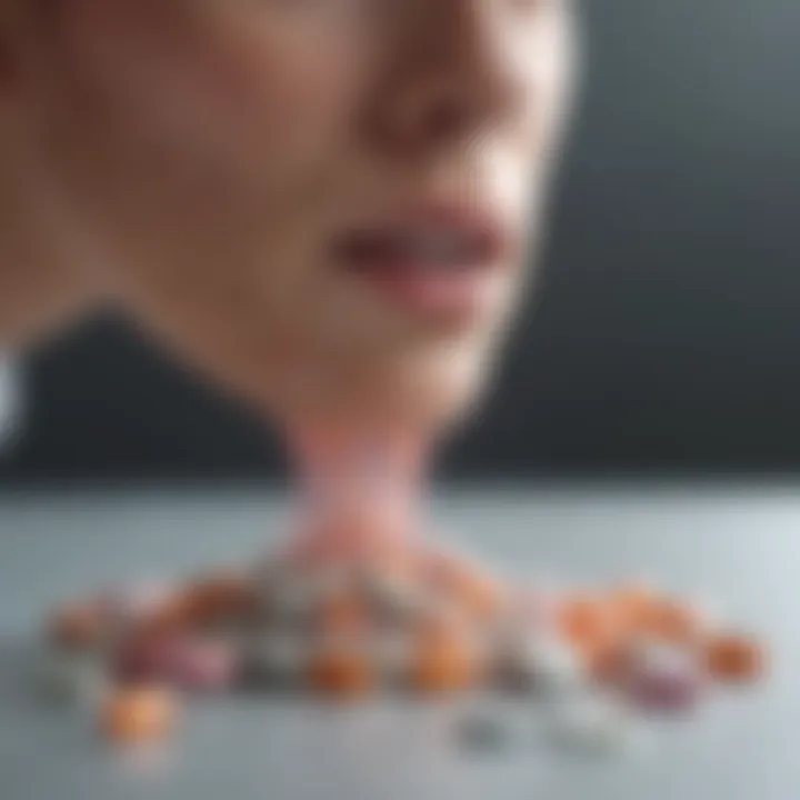 A visual representation of pharmacological treatments designed for managing psoriasiform dermatitis.