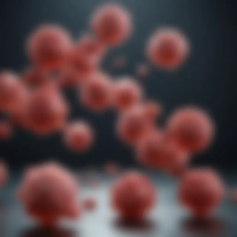 Visual representation of immunoglobulin G antibodies in the bloodstream.