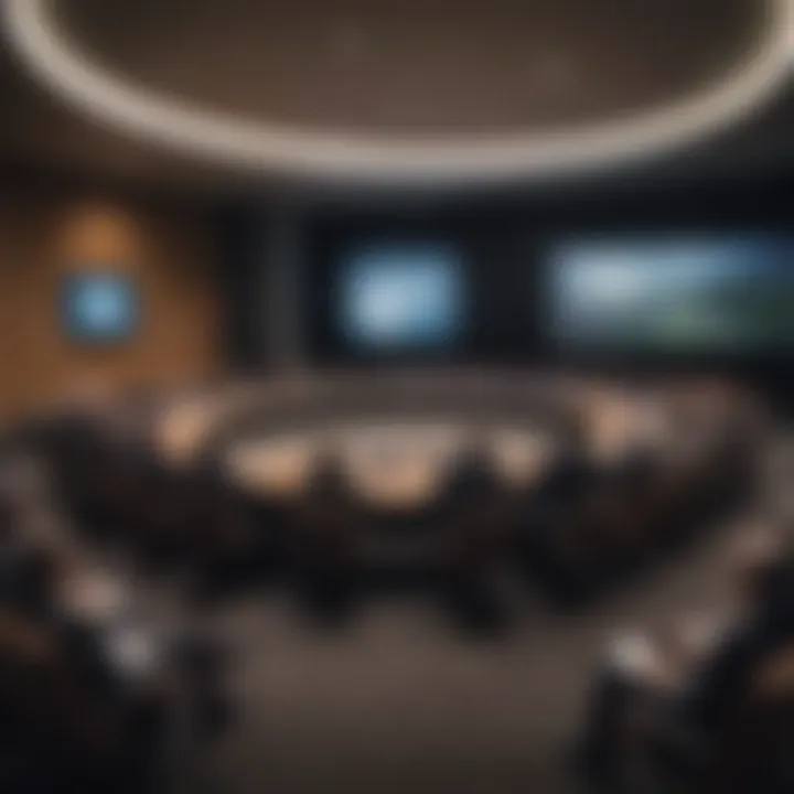 Delegates at a UN climate conference engaged in discussions