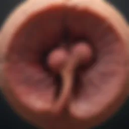 Diagram illustrating liver cysts