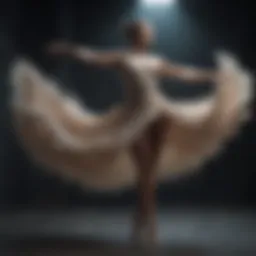 A dancer expressing emotions through movement