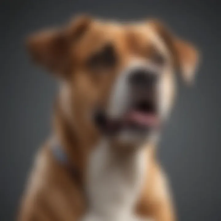 Illustration of various dog breeds with allergy indicators