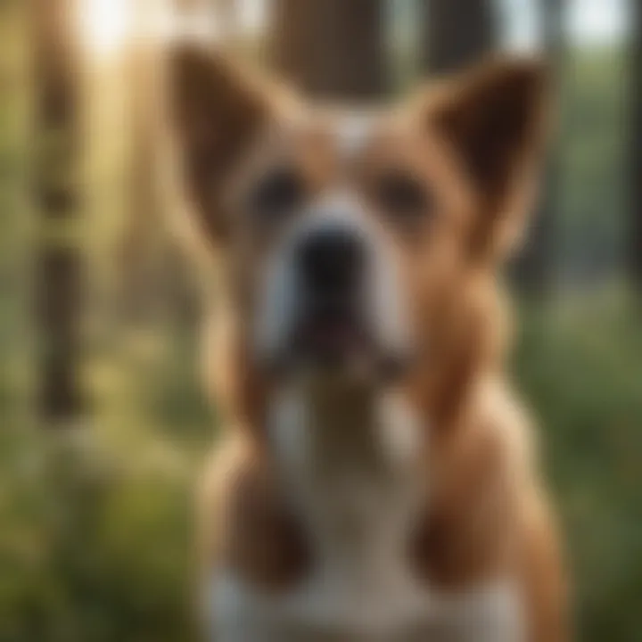 Infographic on management strategies for dog allergies