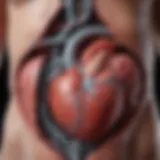 An illustration showcasing the heart's electrical system in a fetus.