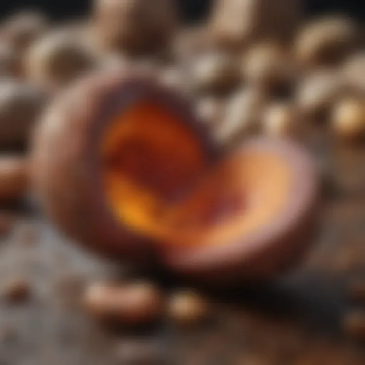 Diagram illustrating the pathophysiology of gallstone formation