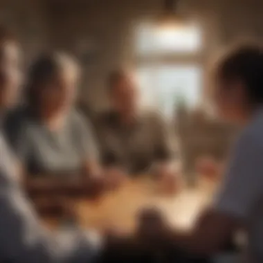 The Importance of Supportive Care A support group session illustrating community and care.