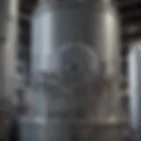 Detailed view of an Infors fermenter showcasing its internal mechanisms