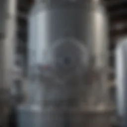 Detailed view of an Infors fermenter showcasing its internal mechanisms