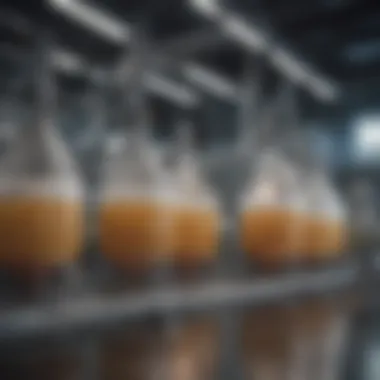 Infors Fermenters in Action Infors fermenter in a laboratory setting demonstrating fermentation processes