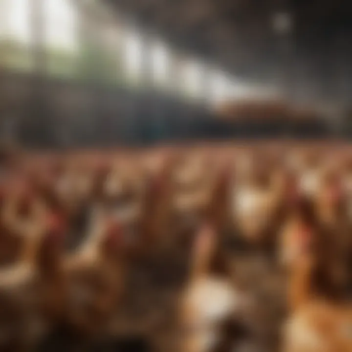 Sustainable farming practices in poultry