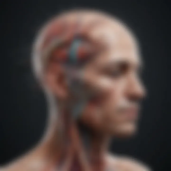 Neurological pathways involved in migraines and paralysis