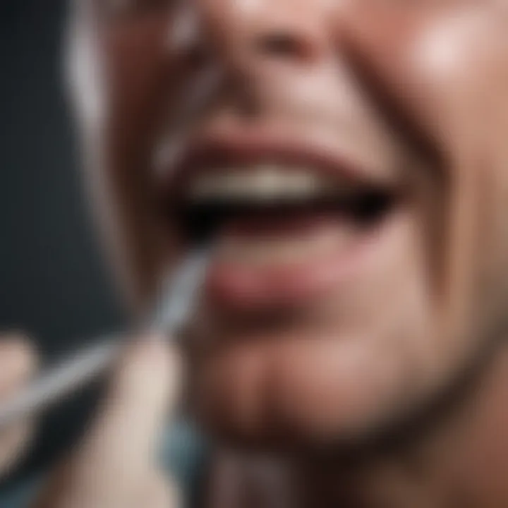 Illustration depicting surgical approaches to periodontal disease management