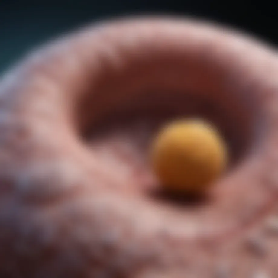 Detailed diagram illustrating the stages of prostate cancer in situ