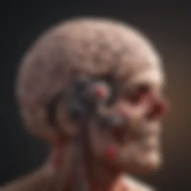 Origins of Secondary Brain Tumors Diagram illustrating the origins of secondary brain tumors.