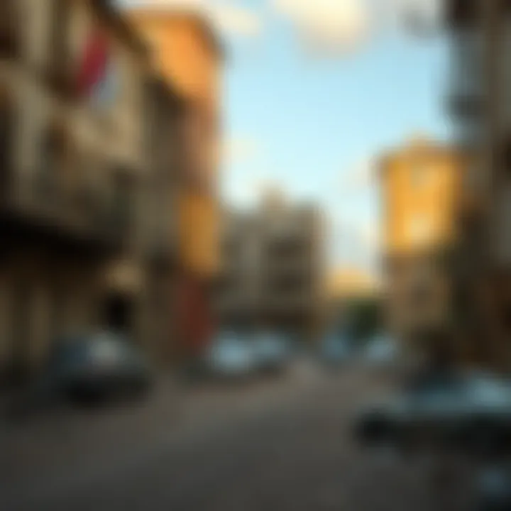 Historical photograph depicting a thriving city now in decline