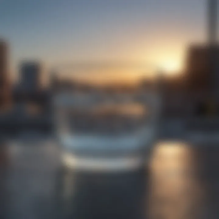 Visualization of water absorption in materials used in construction.