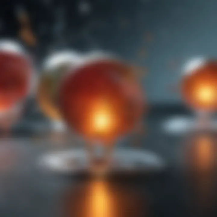 Illustration depicting surface energy applications in biology and chemistry
