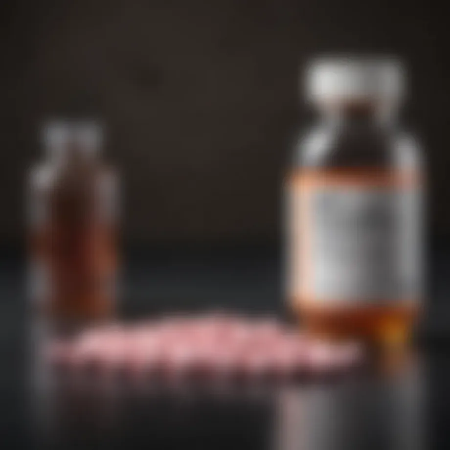 Z Pack medication bottle with azithromycin tablets